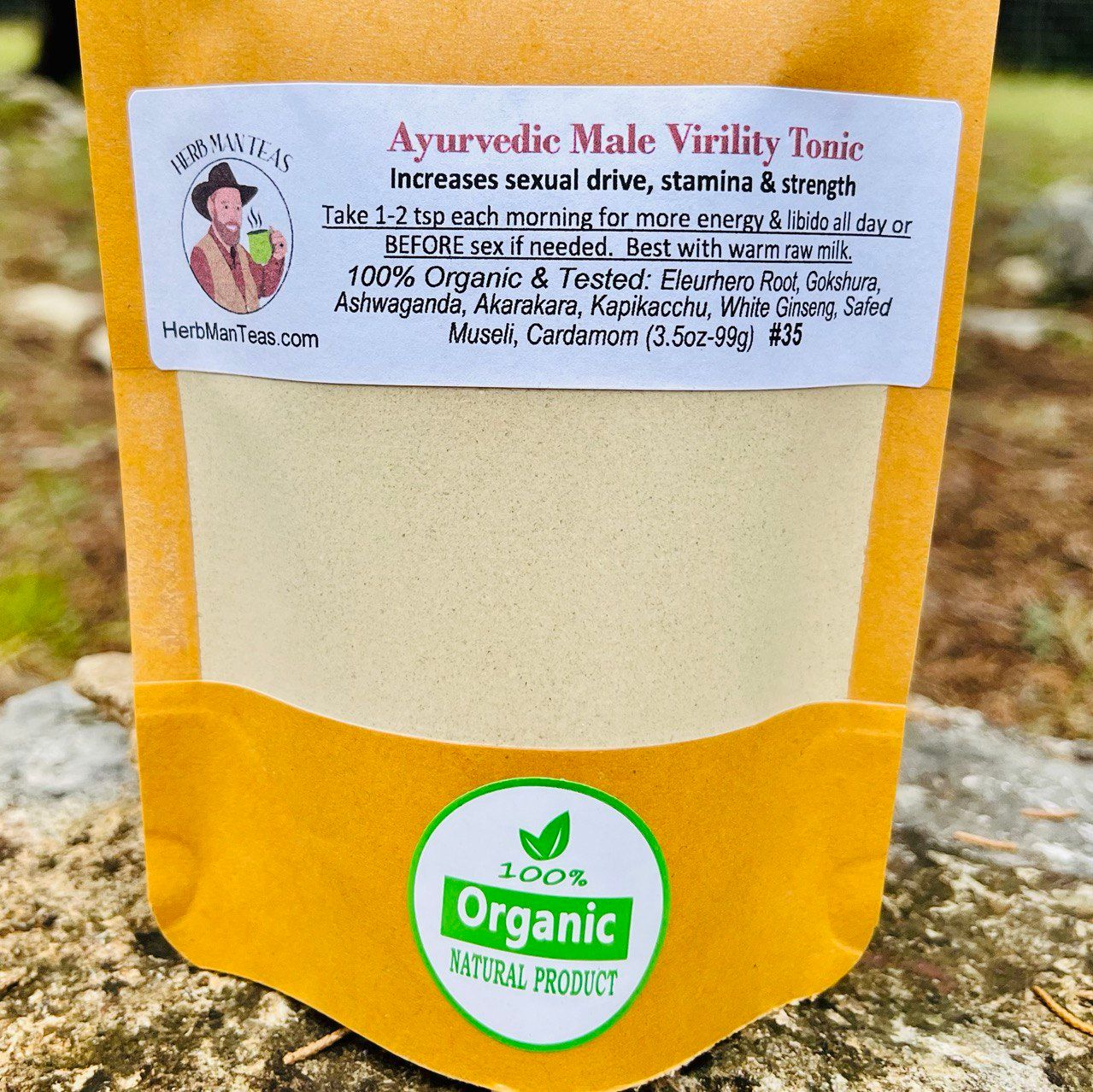 Male Virility Tonic with Ginseng