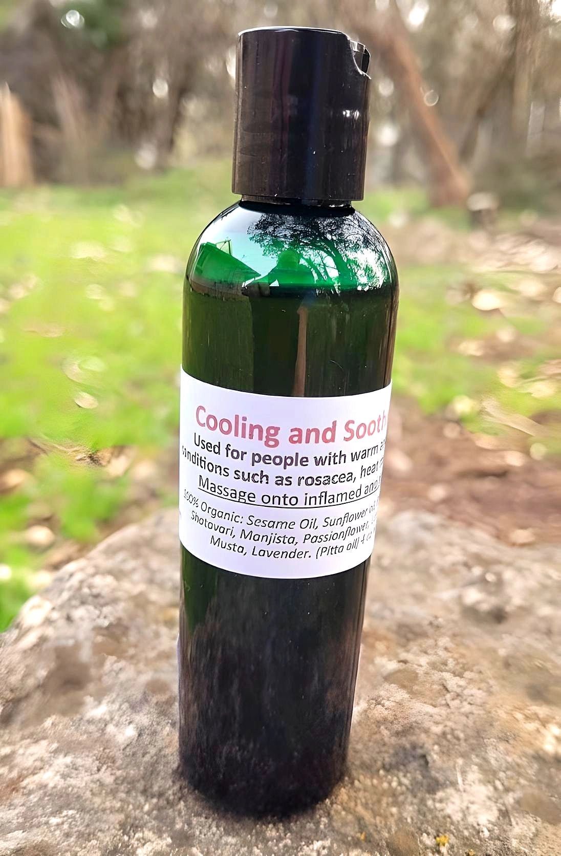 Cooling and Soothing (Pitta Balancing) Oil - Herb Man Teas
