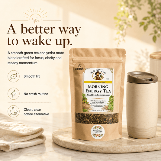 MORNING ENERGY TEA - Herb Man Teas