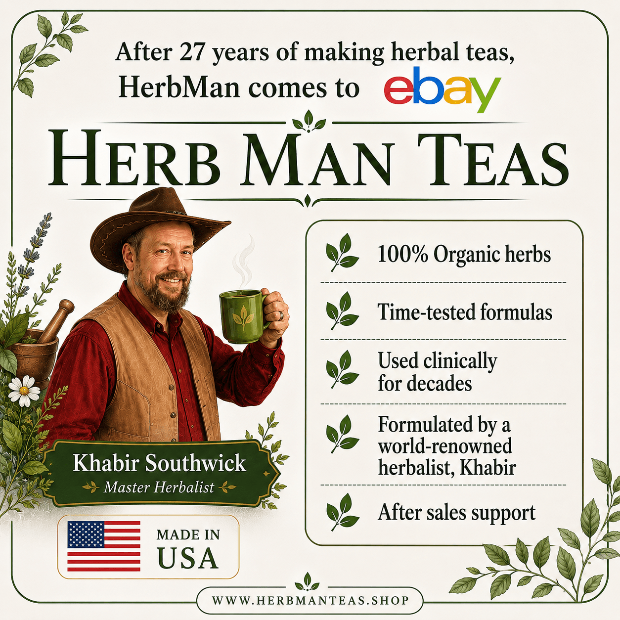 Anti-Inflammatory Formula - Herb Man Teas