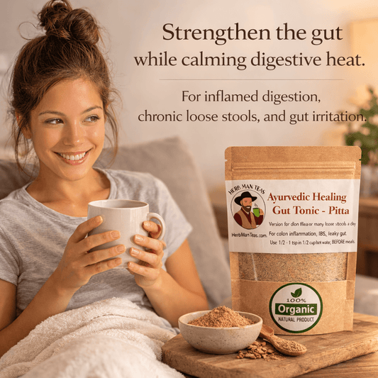 HEALING GUT TONIC - Pitta version - Herb Man Teas