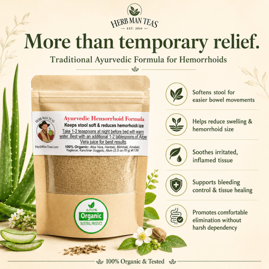 HEMORRHOID FORMULA - Herb Man Teas
