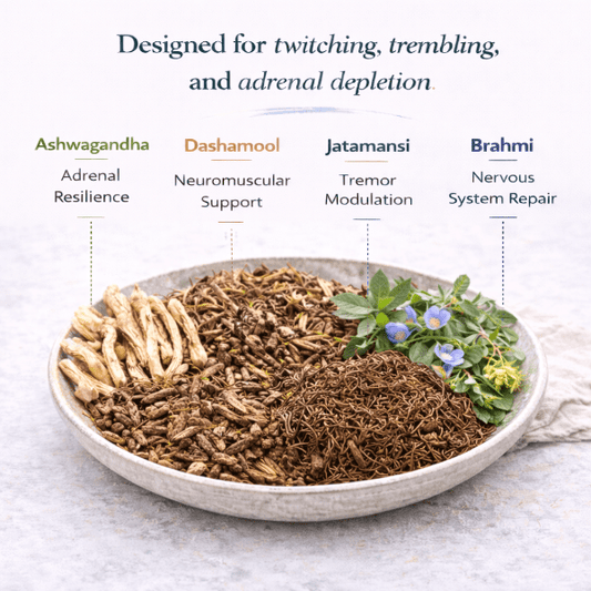 Nerve Support Tonic used for tremors - Herb Man Teas