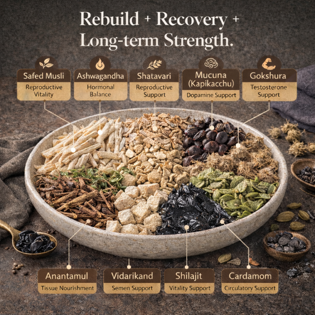 Male Reproductive Tonic with Shilajit