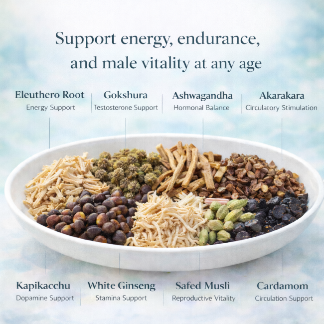 Male Virility Tonic with Ginseng
