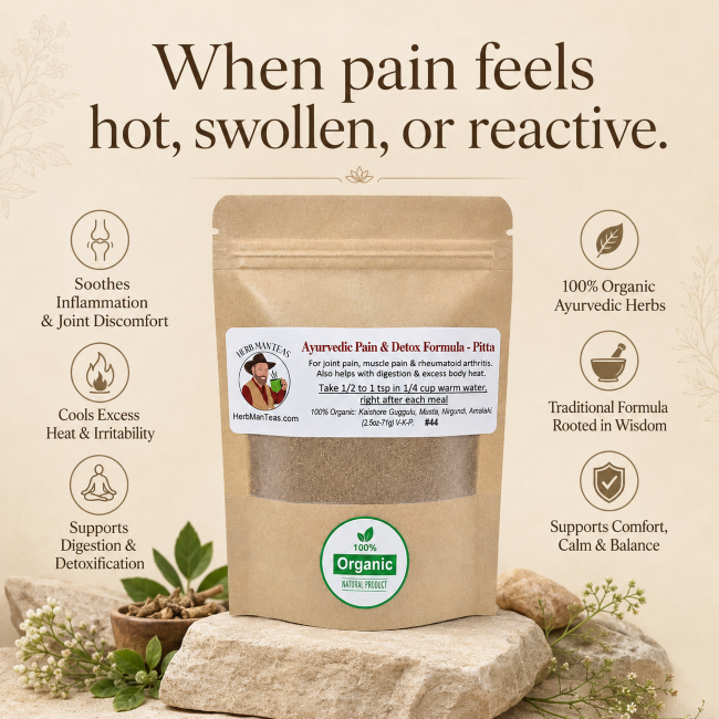 PAIN AND DETOX FORMULA - Pitta Version
