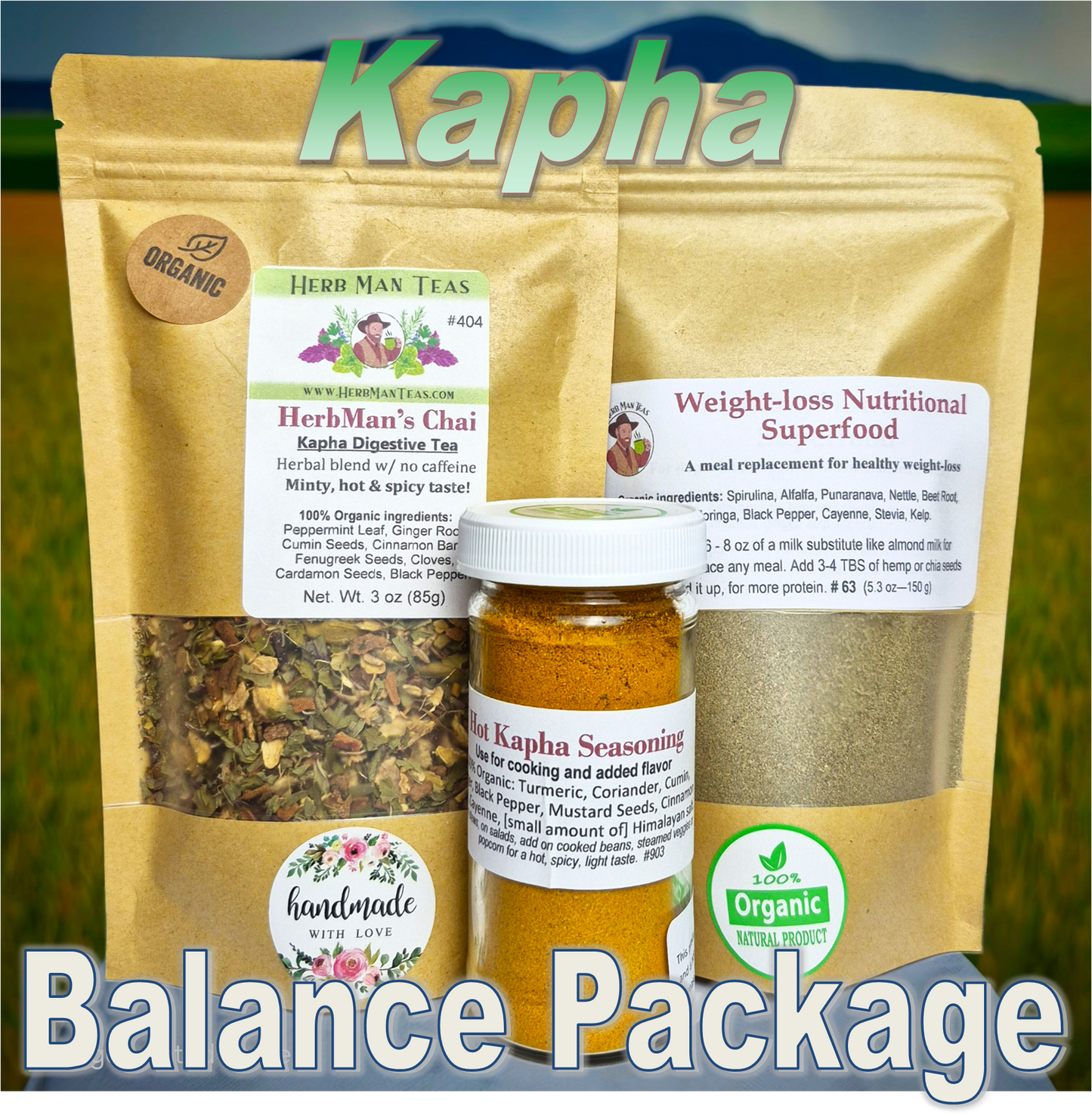 Kapha Balancing Package for healthy weight loss