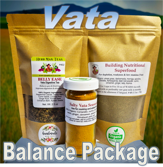 Vata Balancing Package for healthy weight and strength