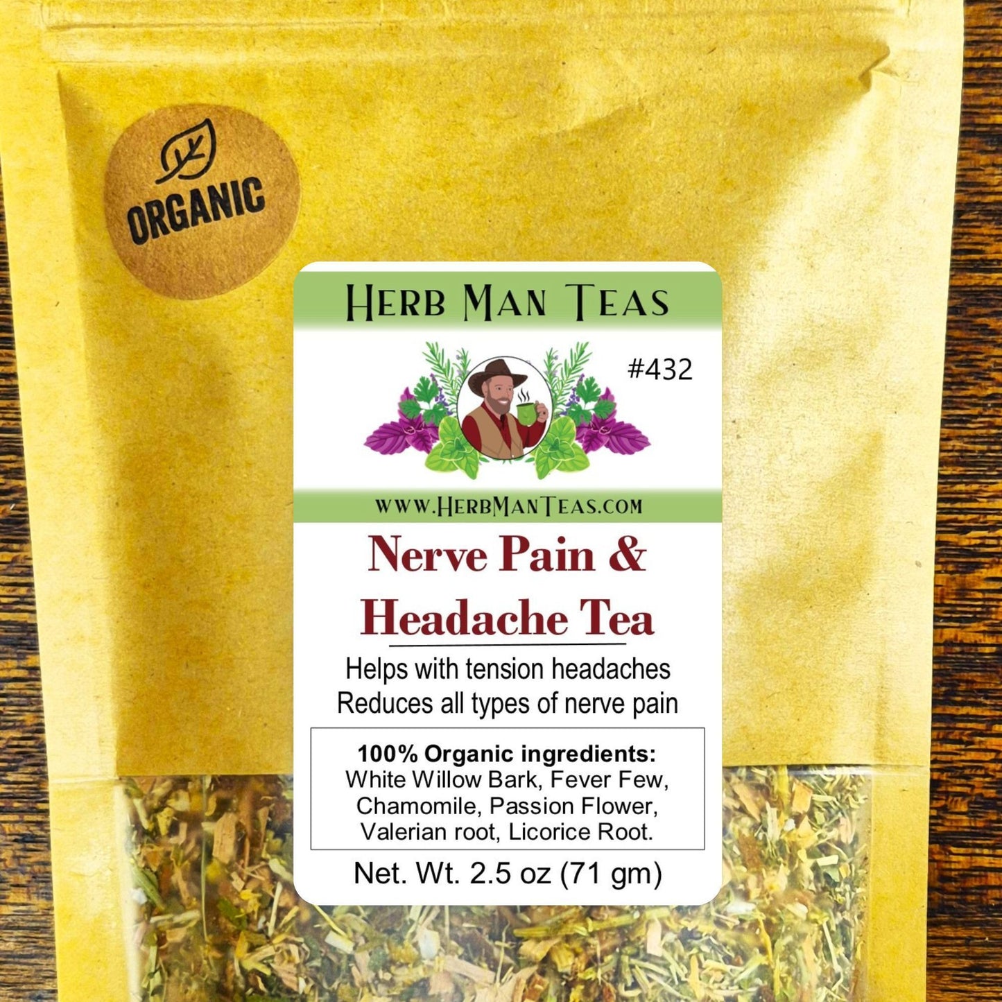 NERVE PAIN  & HEADACHE TEA