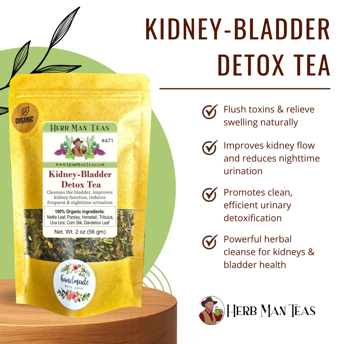 KIDNEY-BLADDER DETOX TEA