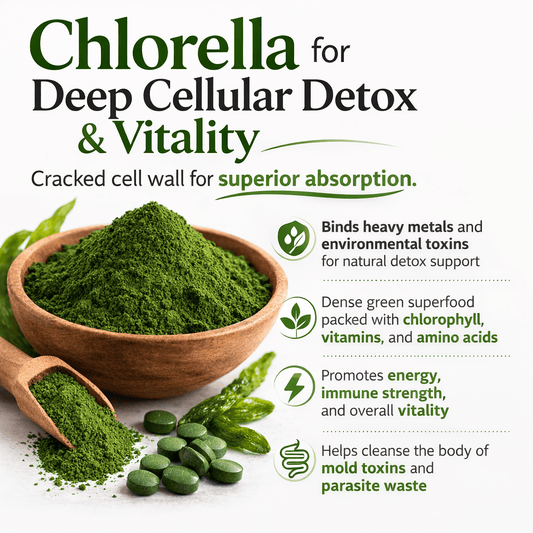 Broken Cell Chlorella - Herb Man Teas