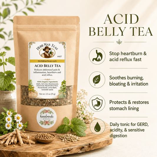 ACID BELLY TEA - Herb Man Teas
