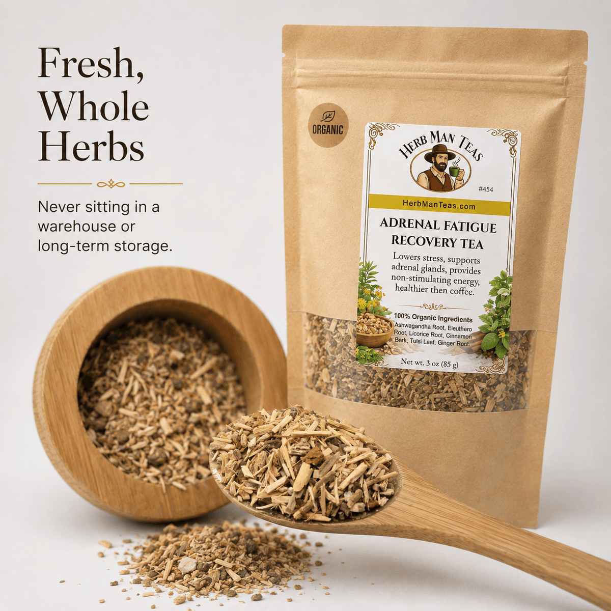 ADRENAL FATIGUE RECOVERY TEA - Herb Man Teas