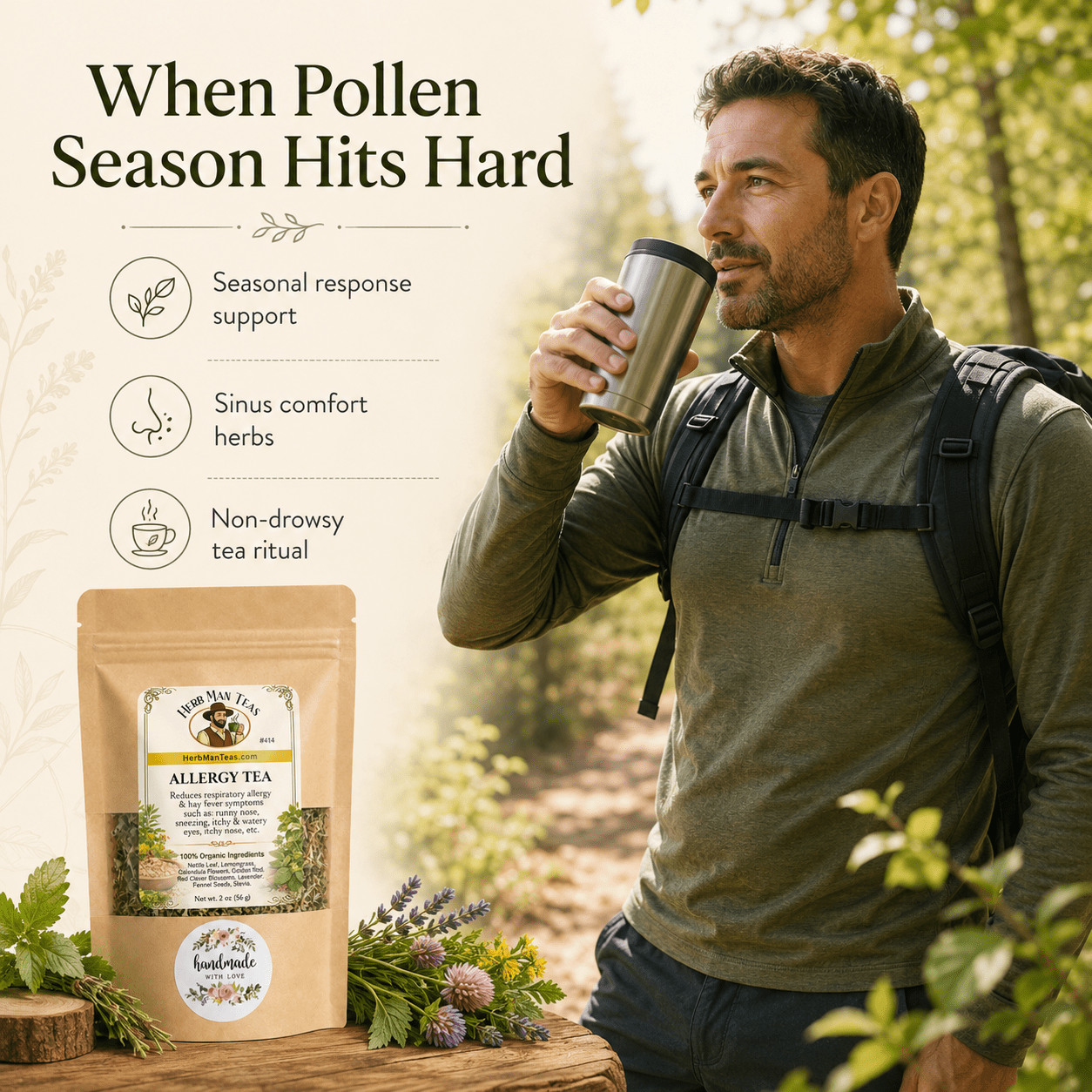 ALLERGY TEA - Herb Man Teas