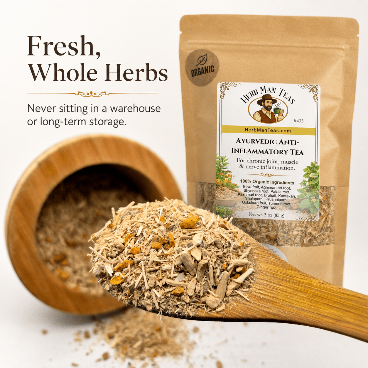 ANTI-INFLAMMATORY TEA - Herb Man Teas