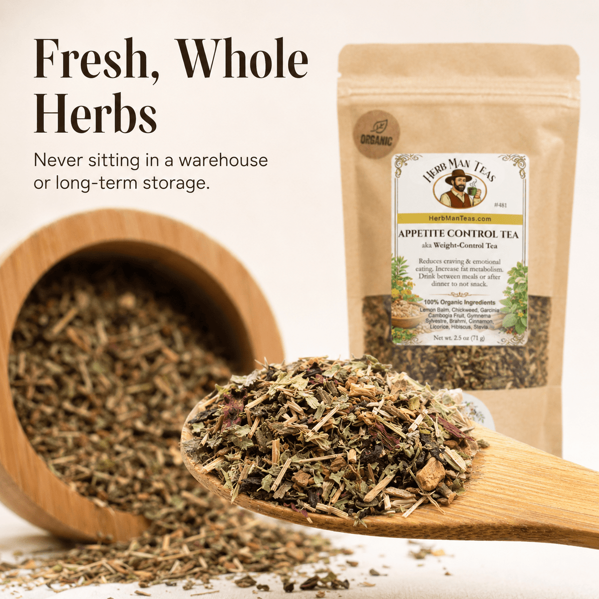 APPETITE CONTROL TEA - Herb Man Teas