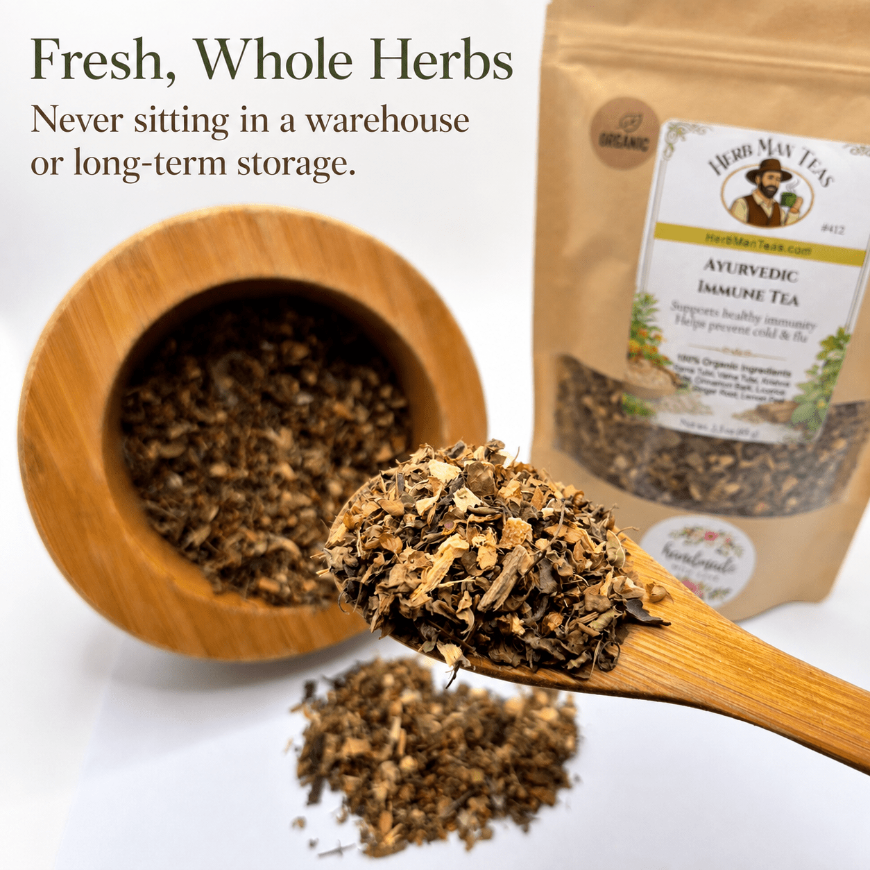 IMMUNE TEA - Ayurvedic version - Herb Man Teas