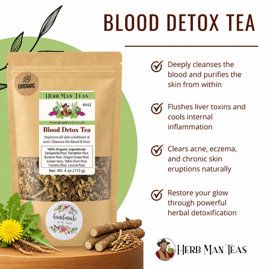 BLOOD DETOX TEA - Herb Man Teas