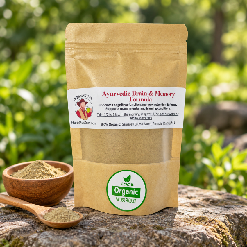 BRAIN & MEMORY FORMULA - Herb Man Teas