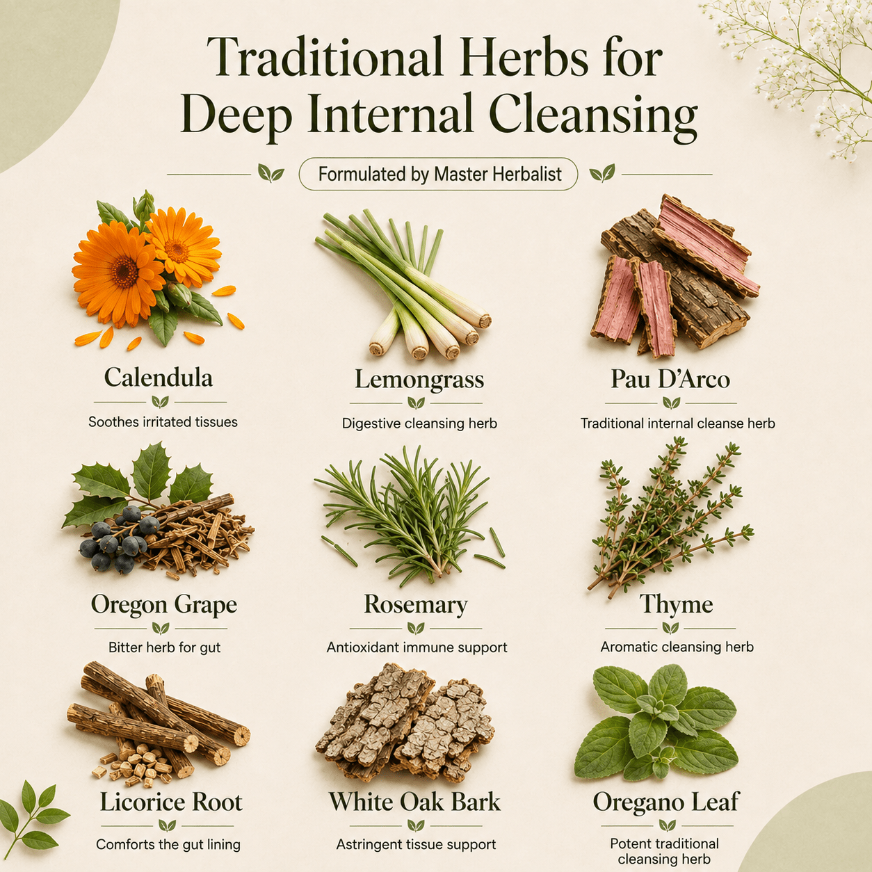 CANDIDA CLEANSE TEA - Herb Man Teas