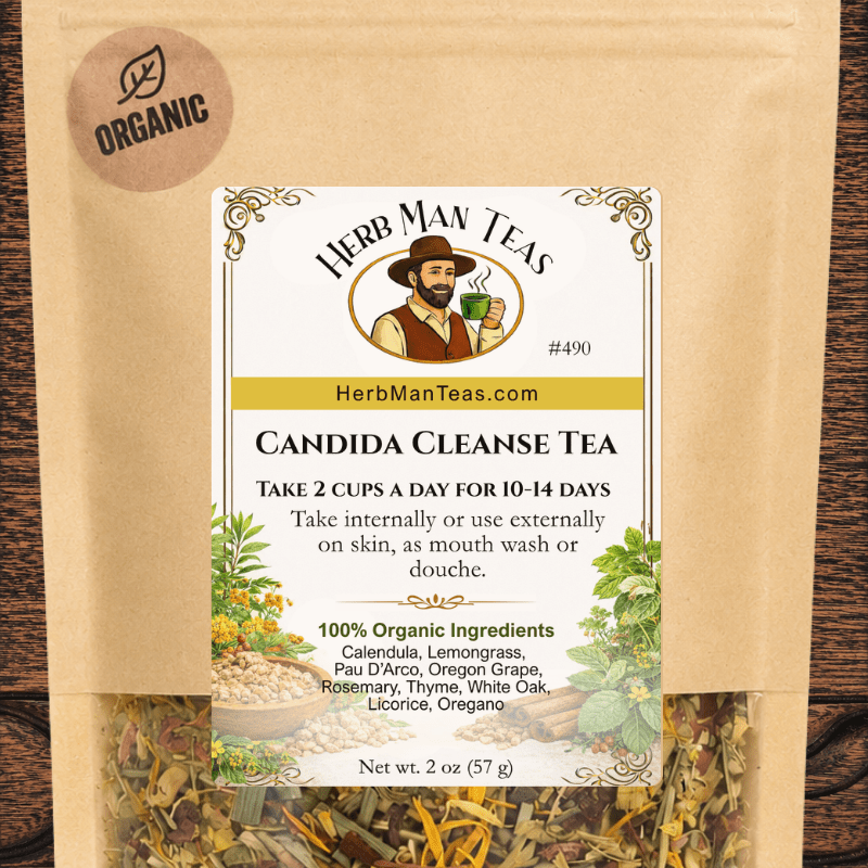 CANDIDA CLEANSE TEA - Herb Man Teas