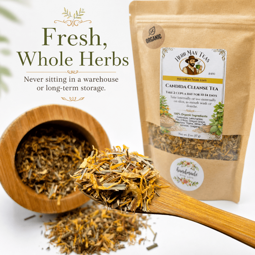 CANDIDA CLEANSE TEA - Herb Man Teas