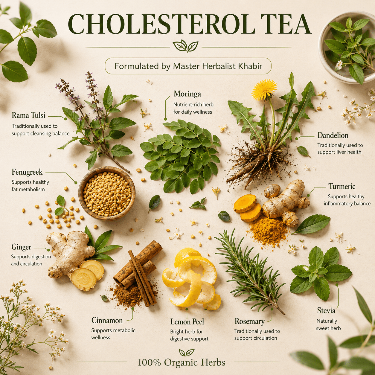 CHOLESTEROL LOWERING TEA - Herb Man Teas