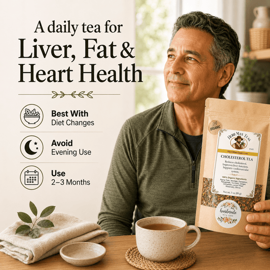 CHOLESTEROL LOWERING TEA - Herb Man Teas