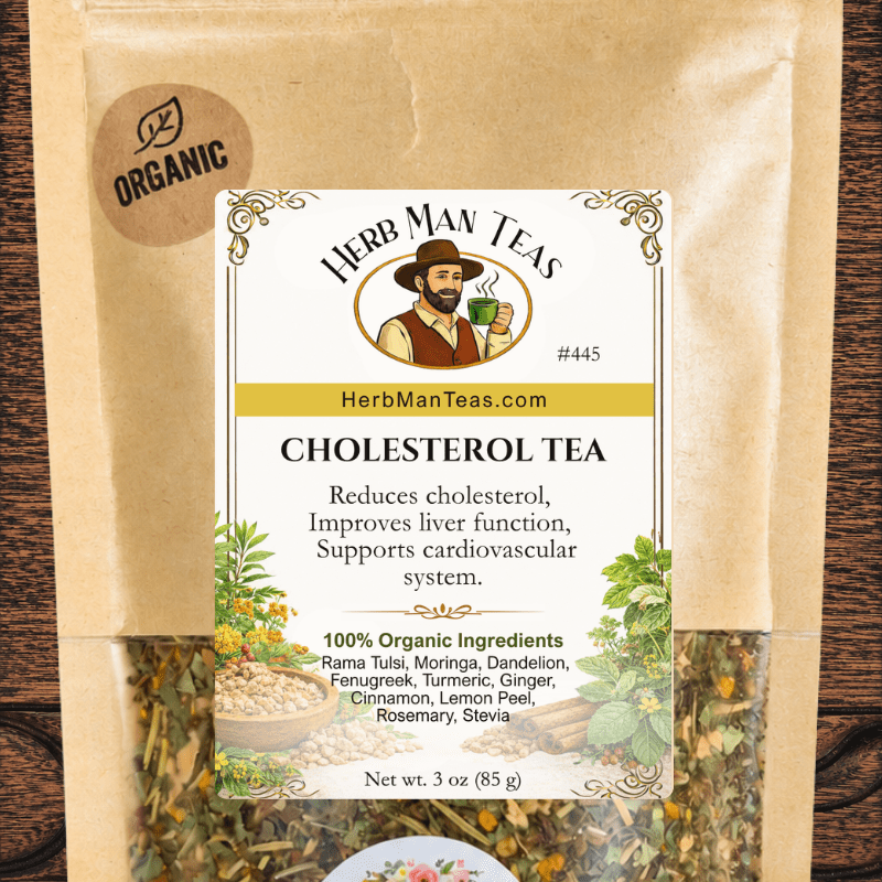 CHOLESTEROL LOWERING TEA - Herb Man Teas