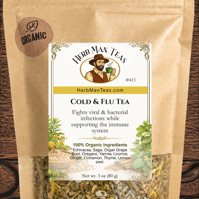 COLD and FLU TEA - Herb Man Teas