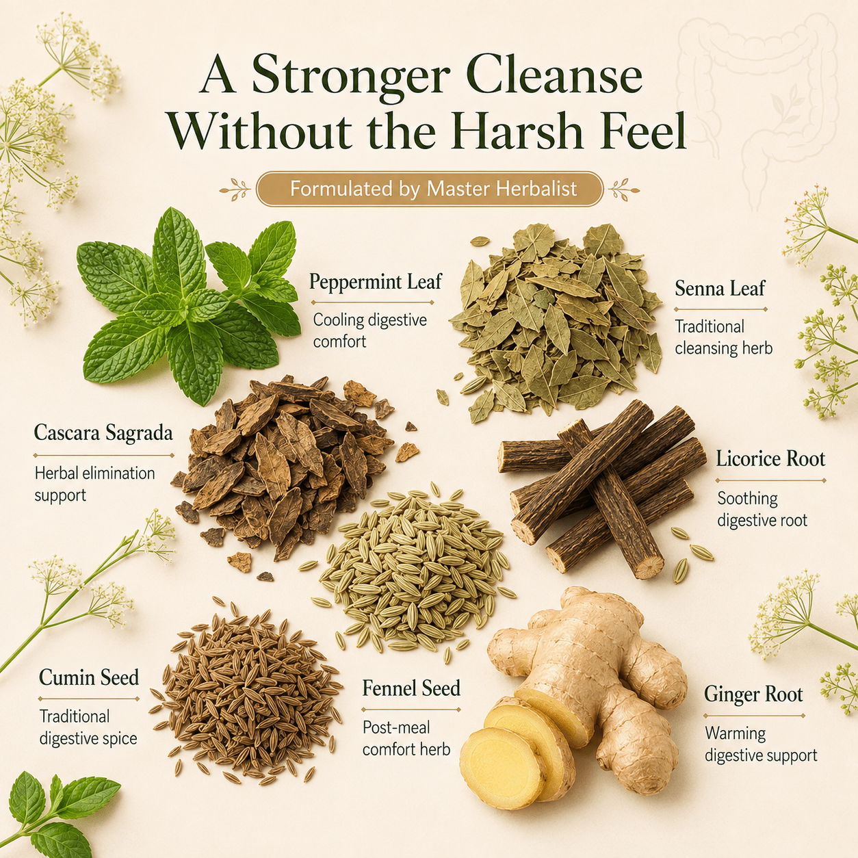 COLON CLEANSE TEA - Herb Man Teas