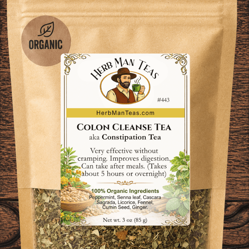 COLON CLEANSE TEA - Herb Man Teas