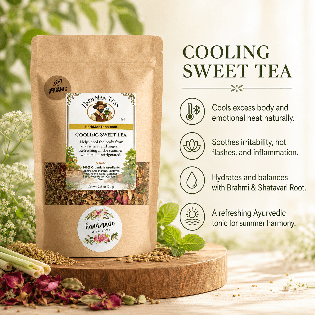 COOLING SWEET TEA - Herb Man Teas