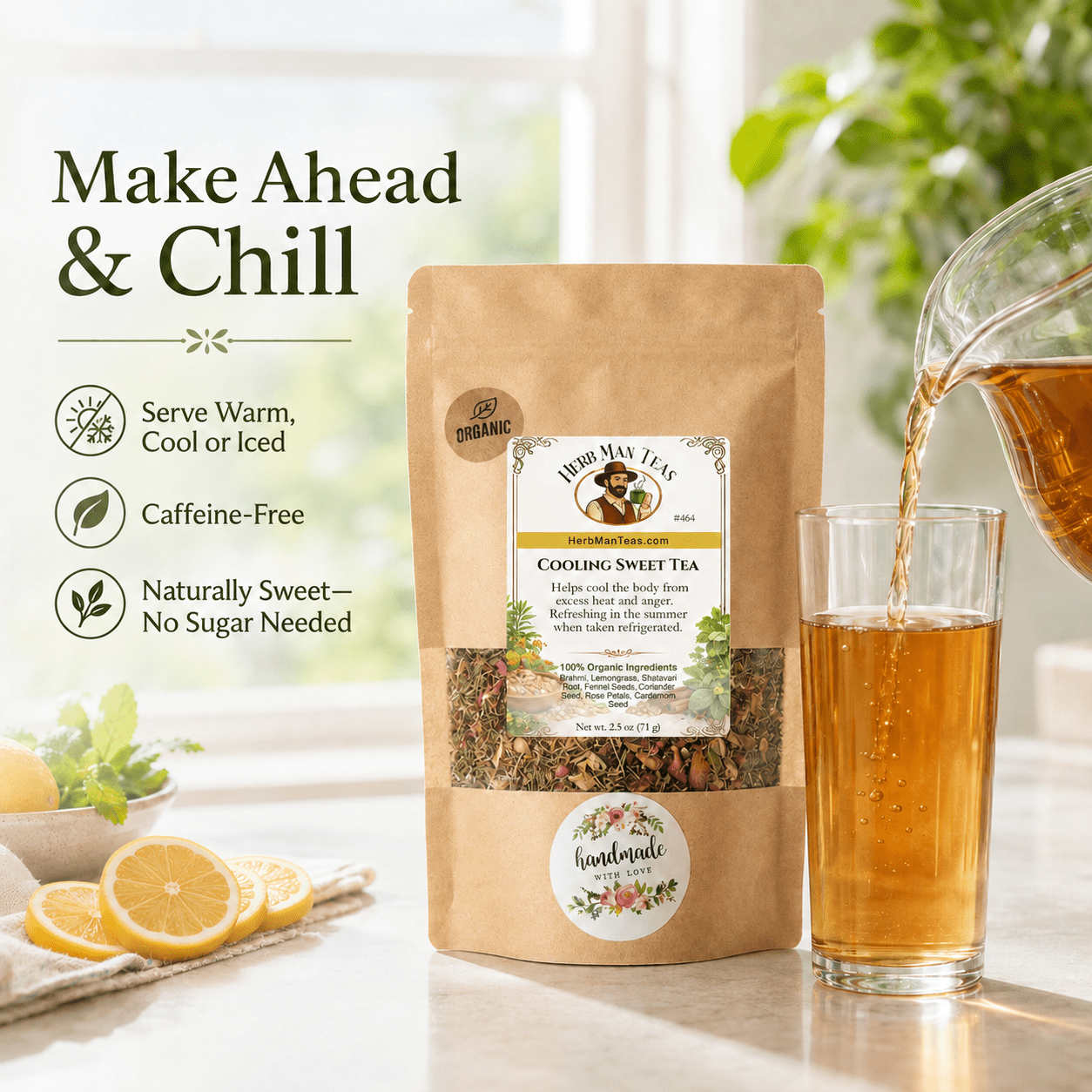 COOLING SWEET TEA - Herb Man Teas
