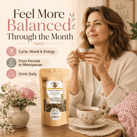 FEMALE HORMONE BALANCE TEA - Herb Man Teas