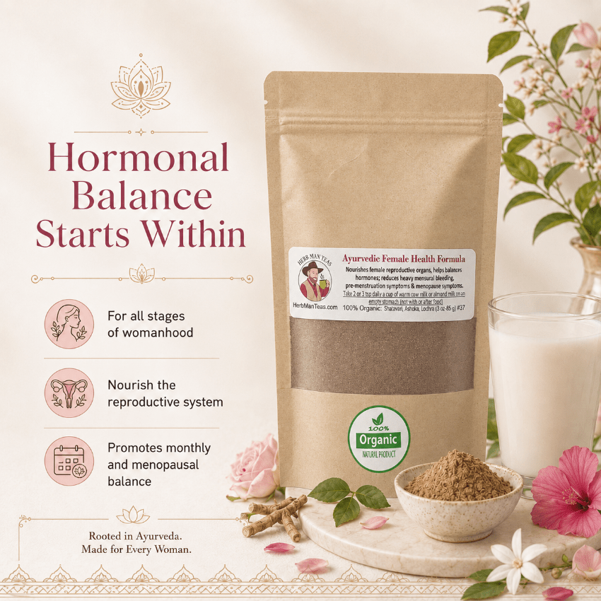 FEMALE HEALTH PACKAGE - under 50 version - Herb Man Teas