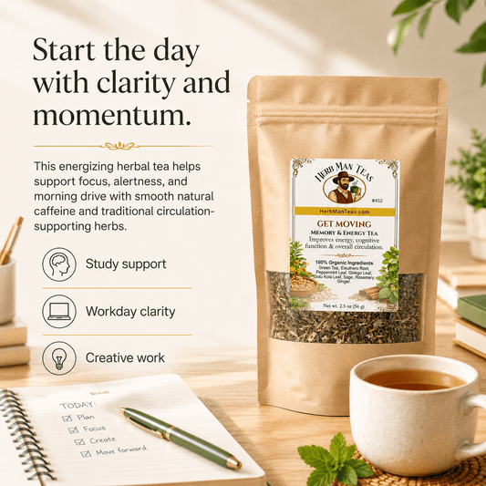 MEMORY & ENERGY TEA - Herb Man Teas