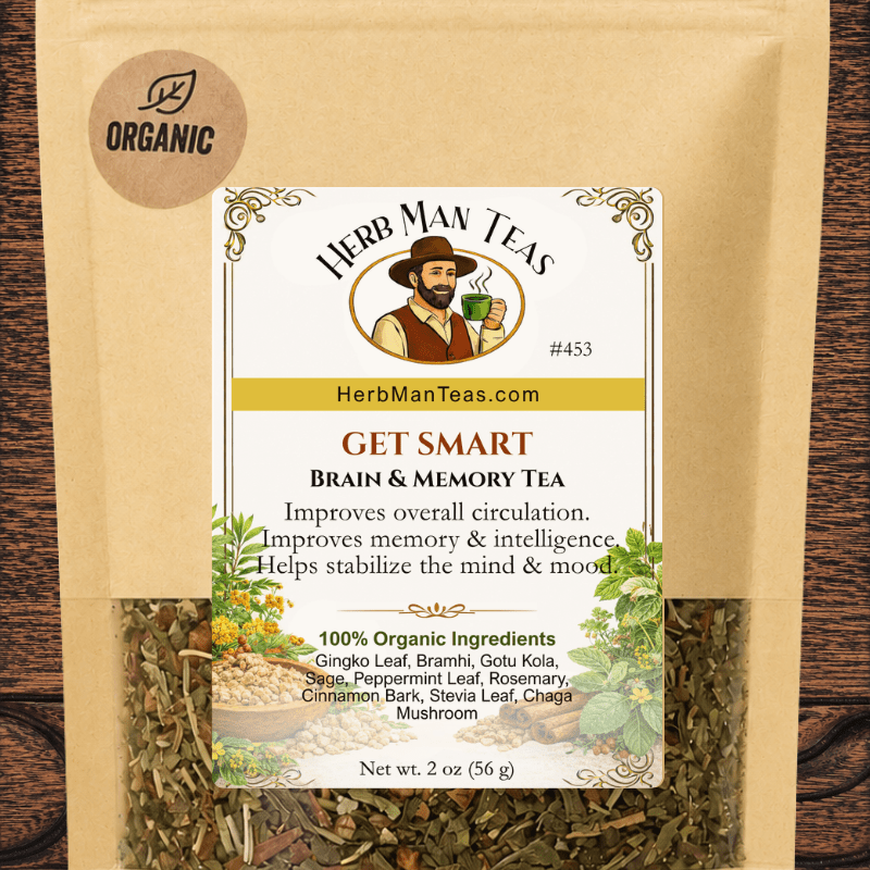 GET SMART BRAIN TEA - Herb Man Teas