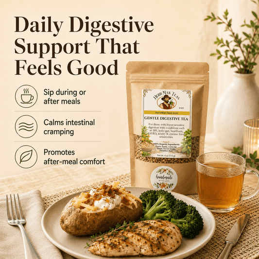 GENTLE DIGESTIVE TEA - Herb Man Teas