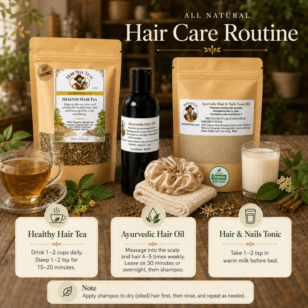 HAIR-CARE PACKAGE - Herb Man Teas
