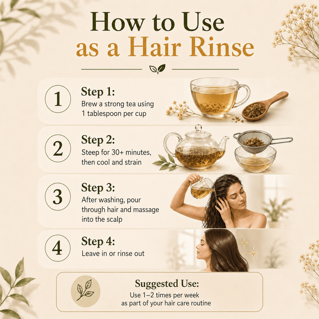 HEALTHY HAIR TEA - Herb Man Teas