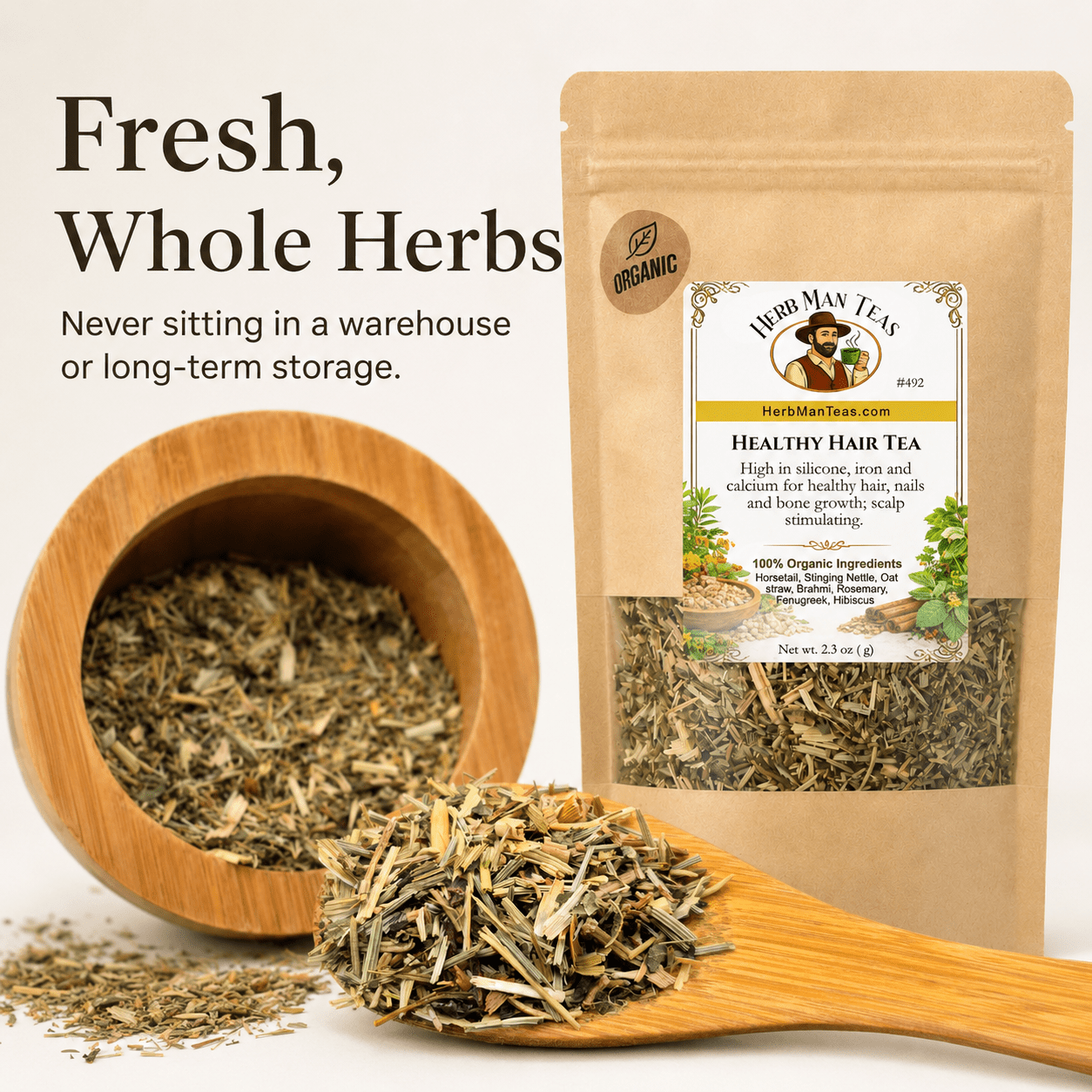 HEALTHY HAIR TEA - Herb Man Teas