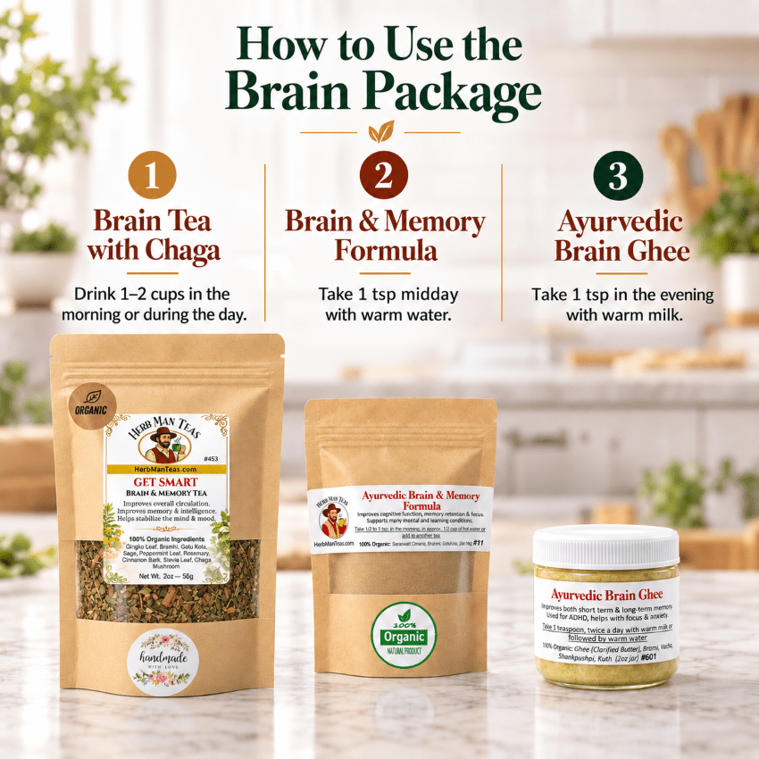 BRAIN HEALTH PACKAGE - Herb Man Teas