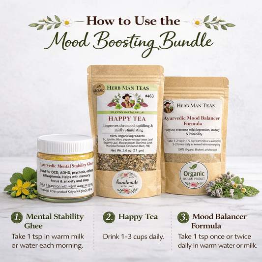 MOOD BOOSTING PACKAGE - Herb Man Teas
