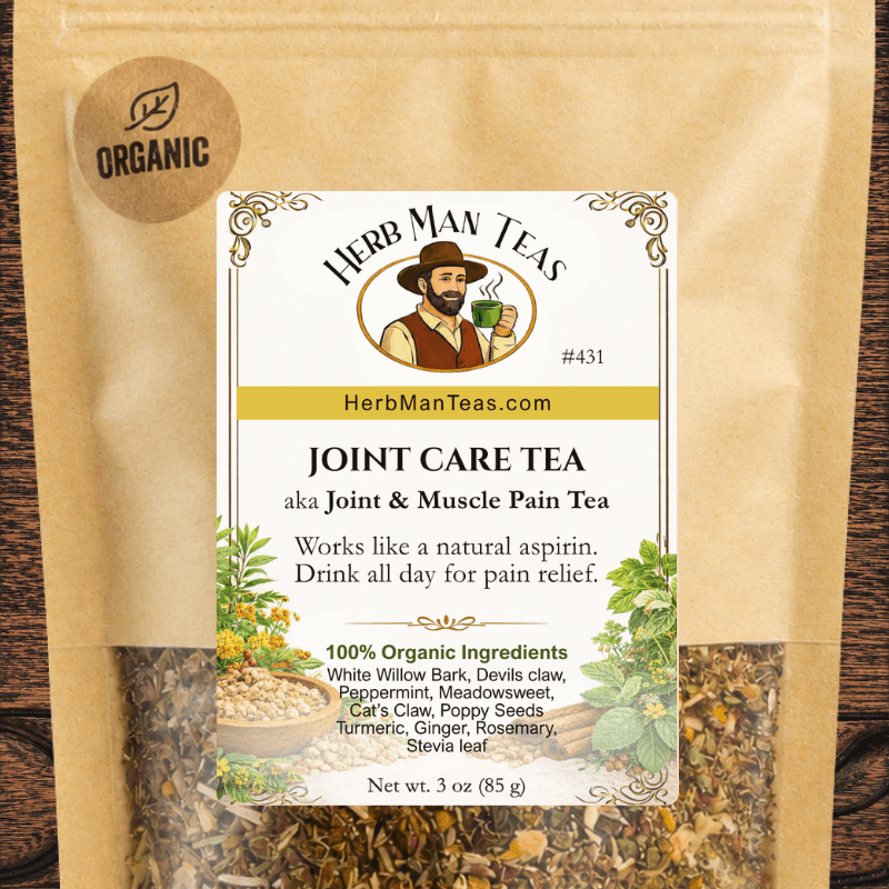 JOINT & MUSCLE PAIN TEA - Herb Man Teas