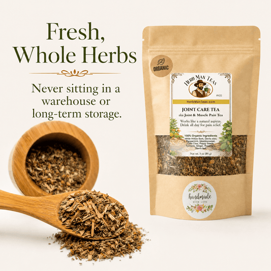 JOINT & MUSCLE PAIN TEA - Herb Man Teas