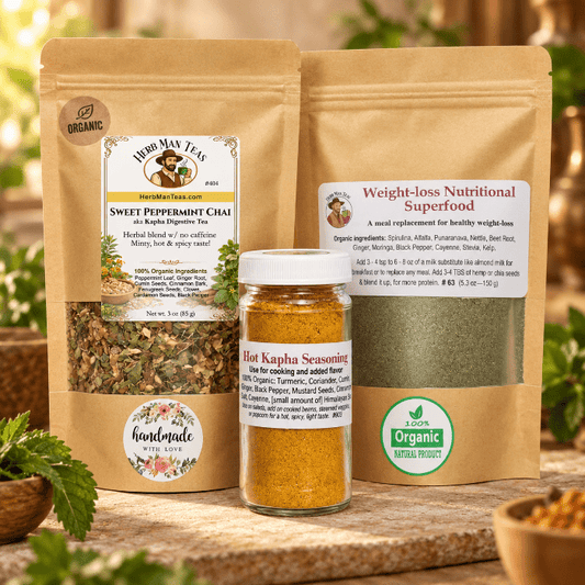 Kapha Balancing Package for healthy weight loss - Herb Man Teas