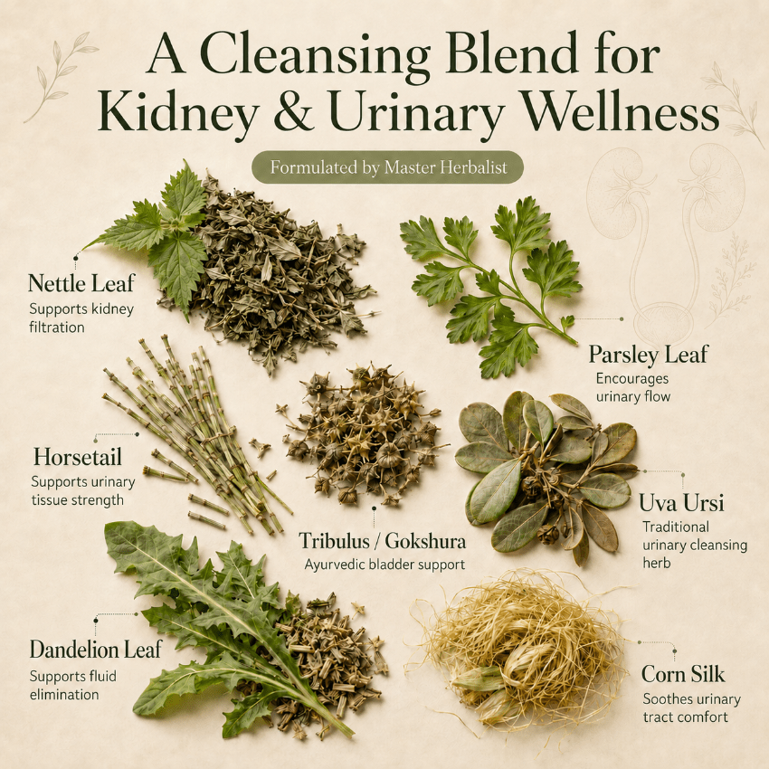 KIDNEY-BLADDER DETOX TEA - Herb Man Teas