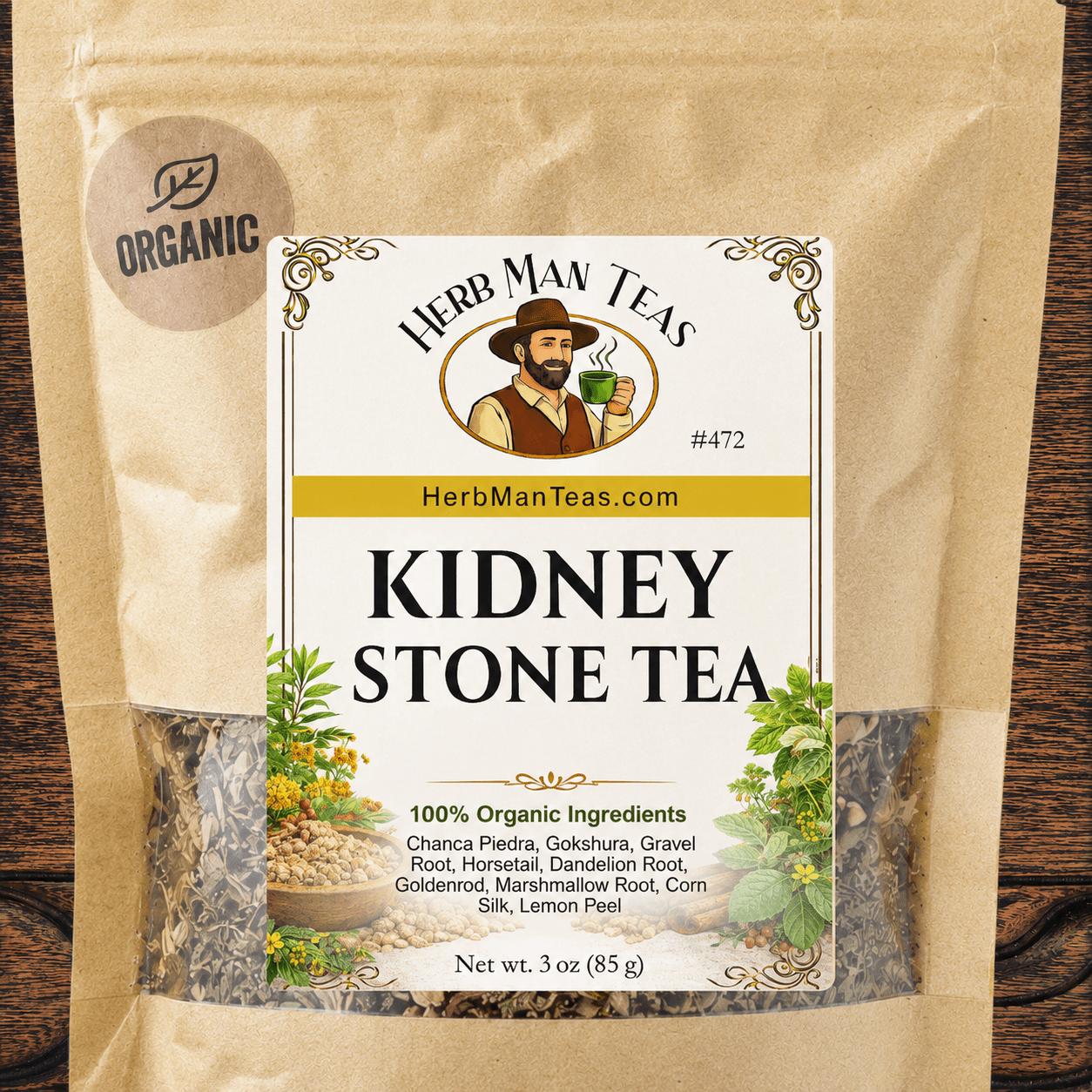 KIDNEY STONE TEA - Herb Man Teas
