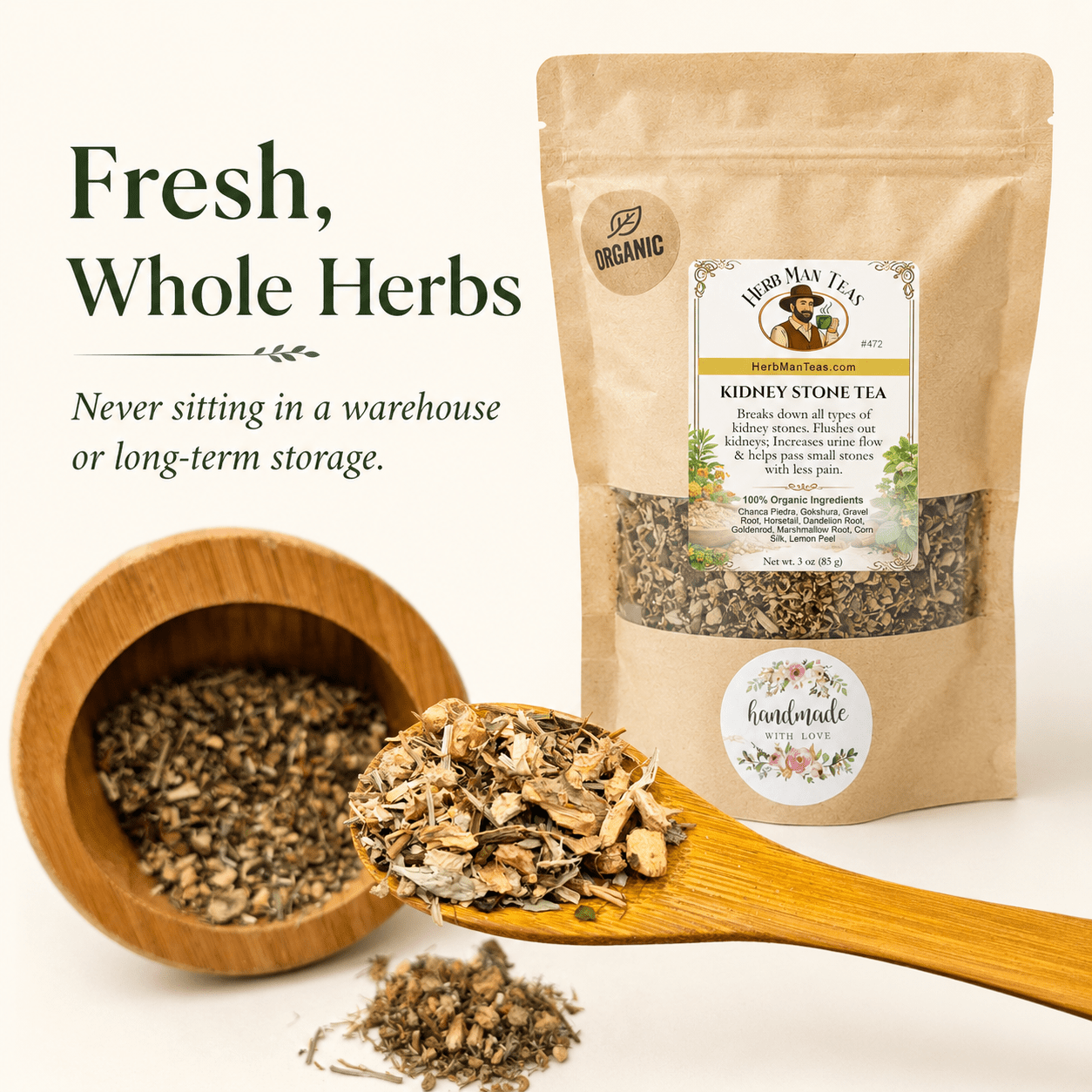 KIDNEY STONE TEA - Herb Man Teas